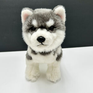 Alaskan Malamute Dog Puppy Realistic 11” Stuffed Animal Plush Standing Softtime